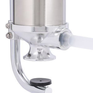 Thương Mại 3-Pound Thép Không Gỉ Xúc Xích Stuffer Cross-Biên Giới Clamp-Loại Nhà Hướng Dẫn Sử Dụng Kim Loại Xúc Xích Nhà Sản Xuất - Product Image 2