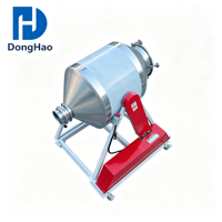 Mélangeur à tambour rotatif automatique en acier inoxydable 304 de qualité alimentaire pour épices, herbes et poudres sèches, avec boîte de vitesses à roulement, directement de l'usine