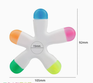 Surligneur publicitaire personnalisé avec logo, cadeau promotionnel, commande en gros, papeterie, stylo marqueur imprimé sur mesure pour offrir en promotion - Product Image 2