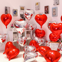 Ensemble de ballons en latex imprimés UV de 18 pouces « Amour dans l'air » pour la décoration de mariage, de fiançailles et de célébrations
