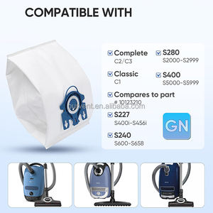 Sac Non tissé adapté pour <span class=keywords><strong>Miele</strong></span> 3D Air propre GN 3D S227 S240 S270 S400 S5000-S5999 S8000-S8999 classique C1C2 pièces d'aspirateur - Product Image 6