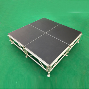 Dễ dàng cài đặt nền tảng sân khấu màu đen di động bằng nhôm với chân có thể điều chỉnh - Product Image 6