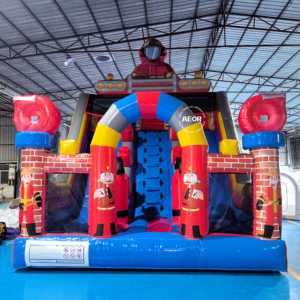 Tobogán Inflable Comercial de Alta Gama para Niños, Tobogán Inflable con Escalada, Brincolines Inflables para <span class=keywords><strong>Fiesta</strong></span>, Castillo Inflable - Product Image 4