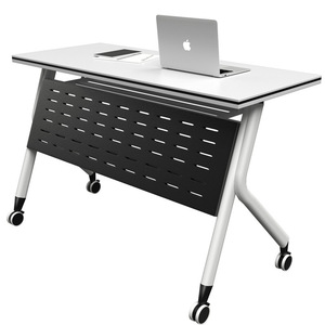 Mesa de Entrenamiento Plegable Económica, Escritorio de Oficina Móvil, Mesa Larga Enlazable, Diseño Moderno, Mesa Basculante para Instituciones Educativas - Product Image 5