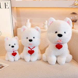 Peluche de Perro West Highland, Adorable Peluche de Animal, Peluche Curativo, Juguete de Peluche, Muñeco de Compañía, Regalo, <span class=keywords><strong>Venta</strong></span> Directa de Fábrica - Product Image 1