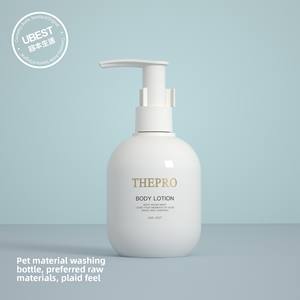 ขวดทรงกระบอกสำหรับสัตว์เลี้ยงเจลอาบน้ำแชมพูสำหรับบอดี้โลชั่น250มล. 300มล. 400มล. 500มล. ขนาดพร้อมปั๊มสเปรย์คุณสมบัติเติมได้ - Product Image 3
