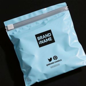 Private Design Recycled Poly Custom Color Waterproof Bio-degradable Disposable Mailers Custom Shipping Bags Clothing Shoes <b>Socks</b> - Product Image 5