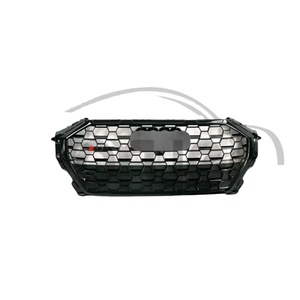 Grille <span class=keywords><strong>avant</strong></span> de style sport Noir chromé ABS Grille de voiture pour Audi A4 S4 Pièces de rechange de voiture Accessoire de tuning Kit carrosserie - Product Image 1