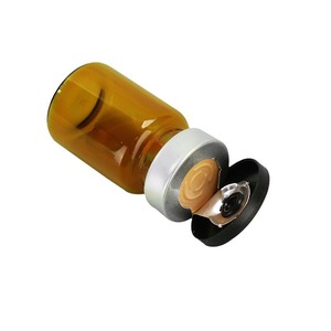 Botella de Vidrio Estéril Transparente Ámbar YUTONG para Líquido Oral con Tapón de Goma y Estampado Dorado para Viales Médicos de 5ml/10ml - Product Image 4