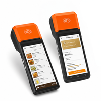 Terminal de point de vente mobile Android H10 Android 14 5,5 pouces 4G avec imprimante thermique intégrée, terminal de point de vente portable pour magasin de détail
