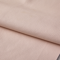 Cuir microfibre personnalisé en gros pour usine, toucher premium lisse pour empeigne de chaussure en cuir pour tenue de ville formelle