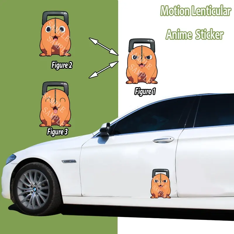 3d Anime Motion Stickers Durable Permanent Anime Stickers for Home ...
