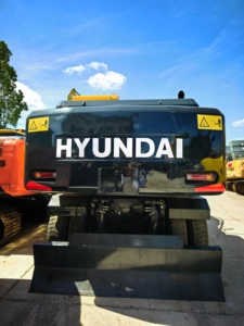 Excavadora de Ruedas Usada Original Hyundai 210w-9, Excavadora de Segunda Mano de Alta Calidad en Venta - Product Image 4