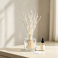 Bâtonnets diffuseurs d'aromathérapie sans fumée en rotin naturel WAFA, branche de saule, vente en gros, durables