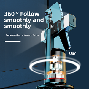 2025 nuevo Q02 Auto Face Tracking Gimbal estabilizador Cámara 360 rotación soporte para teléfono AI trípode <span class=keywords><strong>Selfie</strong></span> <span class=keywords><strong>Stick</strong></span> con Control remoto - Product Image 2
