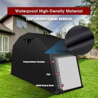 Tente de moto robuste, imperméable, en tissu Oxford, abri de garage, stockage, housse de voiture, protection UV, antirouille