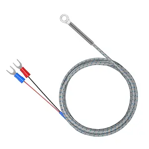 Patch Thermocouple Sensor K ประเภทติดตั้งได้ง่ายด้วยสายป้องกัน