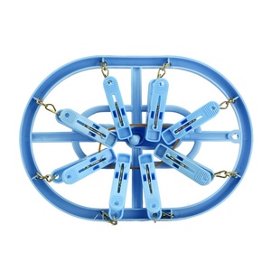 Ensemble de pinces en plastique PP de qualité supérieure - Pinces multi-usages robustes <span class=keywords><strong>pour</strong></span> serviettes, édredons et linge, conception durable à ressort - Product Image 3