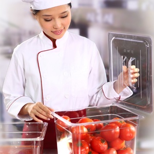 Ristorante di Immagazzinaggio Della Cucina Food Grade 1/1 di <span class=keywords><strong>Plastica</strong></span> GN Pan di Cibo - Product Image 5