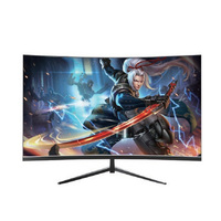 Monitores de Pantalla LCD Curva de 32 Pulgadas y 1080p, Pantalla IPS para PC, Monitor LED para Juegos de Computadora