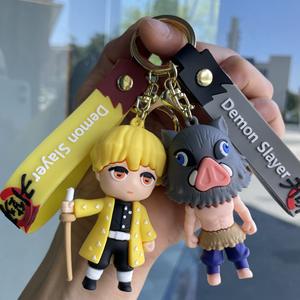 Dessin animé Anime démon-thème Slayer Style Figure porte-clés voiture porte-clés sac à dos charme griffe Machine <span class=keywords><strong>petit</strong></span> cadeau en gros - Product Image 4