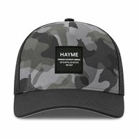 Gorra de Camionero Ligera de Secado Rápido con Cierre a Presión, Diseño Retro de Camuflaje para Caza y Actividades al Aire Libre