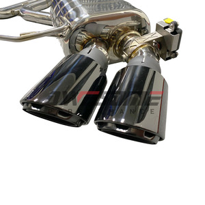 Hochwertige Edelstahl 304 1,5mm Dicke Polierte Auspuffklappen Porsche Macan 95B 2.0T Steuerbare Schalldämpfer Sport Catback Auspuffanlage - Product Image 4