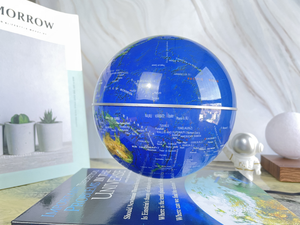 ลูกโลกแม่เหล็ก HCNT ขนาด 8 นิ้ว ฐานรูปทรงหนังสือ ลูกโลกลอยได้และหมุนได้ สำหรับเด็กและสื่อการเรียนรู้ - Product Image 2