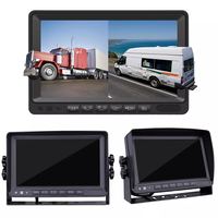7 pouces étanche DVR Split Monitor double vue arrière caméra de recul grands véhicules système de recul pour Semi Box Truck RV