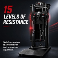 Machine de musculation pour press à la poitrine, soulevés latéraux, exercices d'épaules et de dos, multi-fly pour les deltoides, et multi-flight debout
