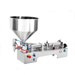 Semi Automatic Small Piston Beverage Honey Shampoo Cosmetic Plastic Water Bottle Liquid Paste Packing and Filling <b>Machine</b> - Product Image 1