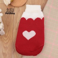 Vente en gros Nouveauté Vente chaude Stock Accessoires pour animaux de compagnie en tricot multicolores Vêtements pour chat Petit chien Pull