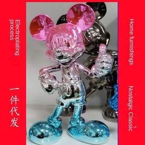 Hoài cổ cổ điển thân thiện với môi Nhựa <span class=keywords><strong>Mickey</strong></span> Chuột Internet celebrator trang trí nhà khen ngợi phim hoạt hình sáng tạo TV Tủ rượu - Product Image 4