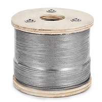 Edelstahl-Dünn kabel 0,5mm 0,8mm 201 304 316 SS Inox-Kalt zieh draht/-seil für geschweißte Maschendraht-Rigging
