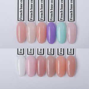 ใช้งานง่าย มิกซ์โคโค่ สีพื้นออร์แกนิค ยาทาเล็บแบบยางเบสโค้ท ท็อปโค้ท เจลทาเล็บสีนู้ด เบสโค้ท ยูวีเจล - Product Image 6