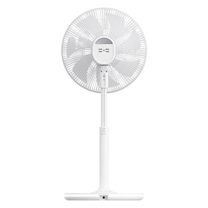 Ventilateur sur pied en plastique rechargeable RUNAL de 12,9 pouces, télescopique, rotatif à 360 degrés, avec télécommande et contrôle par application - Product Image 1