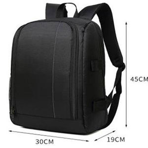 Custom Professional Black Standard Waterproof <b>Photography</b> Camera <b>Backpack</b> Shoulders Bag for Slr/dslr - Product Image 2