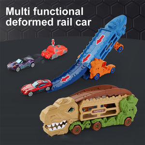 YIIYO Diecast modelo coche niños dinosaurio <span class=keywords><strong>aventura</strong></span> pista juguete World Road Race pista eléctrica pista de deformación - Product Image 5