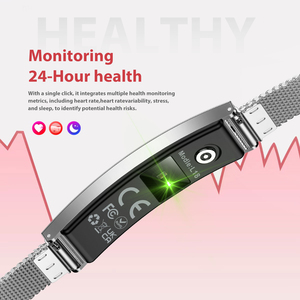 Bracelet intelligent SENBONO L18 avec suivi du sommeil, gestion du <span class=keywords><strong>cycle</strong></span> <span class=keywords><strong>menstruel</strong></span> féminin, mode sport, 3ATM, compatible Android et iOS - Product Image 2