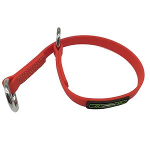 Sherpa negro del Sur África impermeable PVC Slip collares de perro con construido en la correa - Product Image 5