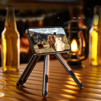 Support de tablette pliable en aluminium, réglable, rotation à 360°, base croisée, support de bureau universel stable, pour la maison, le bureau, le studio