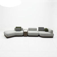Ensemble de canapé modulaire en cuir véritable haut de gamme, design moderne, gris, 3 places, pieds en acier inoxydable, meubles de maison