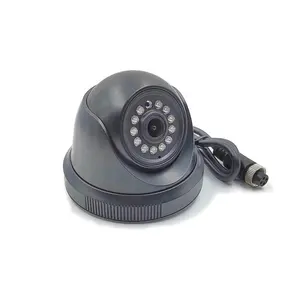 1MP 720P Áudio Mic. MicroTCA Aviação Conector AHD Plástico Bus Truck Veículo Montado Câmera Dome CCTV Segurança Vigilância