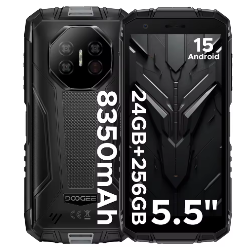DOOGEE Fire 3 Ultra Android 15 5.5 Inch Rugged Phone NFC 8350mah NFC Phone