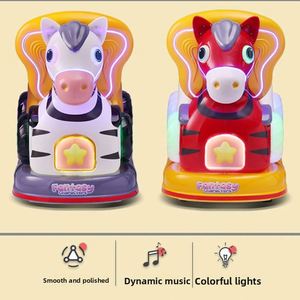 2026 New Model Children's Coin-Operated Electric <b>Swing</b> Machine Dudu Flying Horse MP5 HD LCD Screen 3D Interactive - Product Image 5