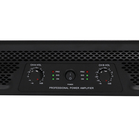 Amplificador de Potencia Profesional en Oferta, 2 Canales, Clase Ab, 4 Ohmios, Equipo de Sonido Metálico para Actuaciones en Escenario y Uso Comercial