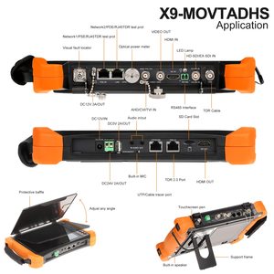 Тестер IP-камеры CCTV 8MP AHD CVI TVI SDI, цифровой мультиметр, оптический измеритель мощности, визуальный локатор неисправностей Tdr, кабельный тест - Product Image 2