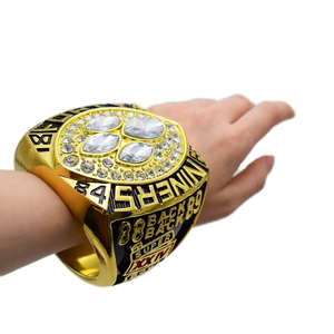 <span class=keywords><strong>San</strong></span> <span class=keywords><strong>Francisco</strong></span> 49ers Super Big Championship Ring, Eco-friendly Resin Craft Exquisito Fashion Ring, Show, Memorial, Party Big Ring - Product Image 2