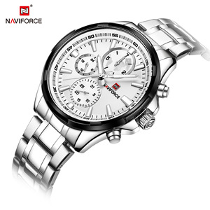 Montre à quartz de luxe pour homme NAVIFORCE NF9089, montre pour homme, cadeau, bracelet en acier inoxydable, montres de sport - Product Image 6
