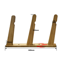 Support de planche de surf mural en bois de bambou outil et accessoire de surf Waterplay
